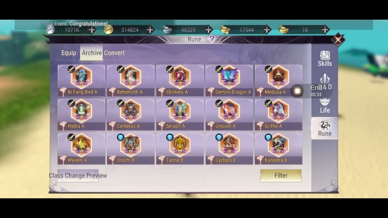 ALL CLERIC RUNES PERFECT WORLD MOBILE - YouTube