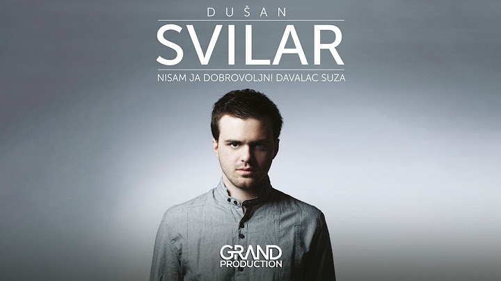 Dusan Svilar - Nisam ja dobrovoljni davalac suza - (Audio 2010)