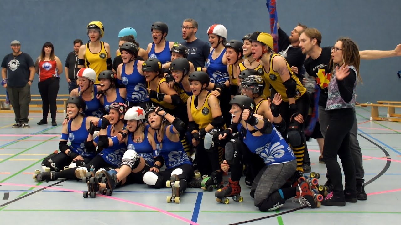 Bembel Town Rollergirls vs. rocKArollers Karlsruhe (11.11.2017)