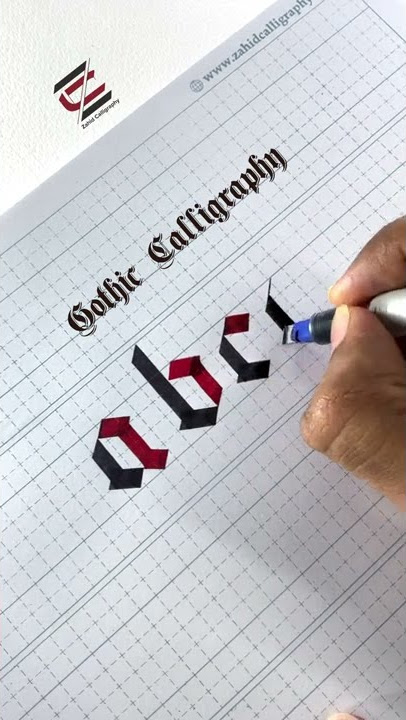 SATISFYING MODERN GOTHIC CALLIGRAPHY WITH A PILOT PARALLEL PEN 