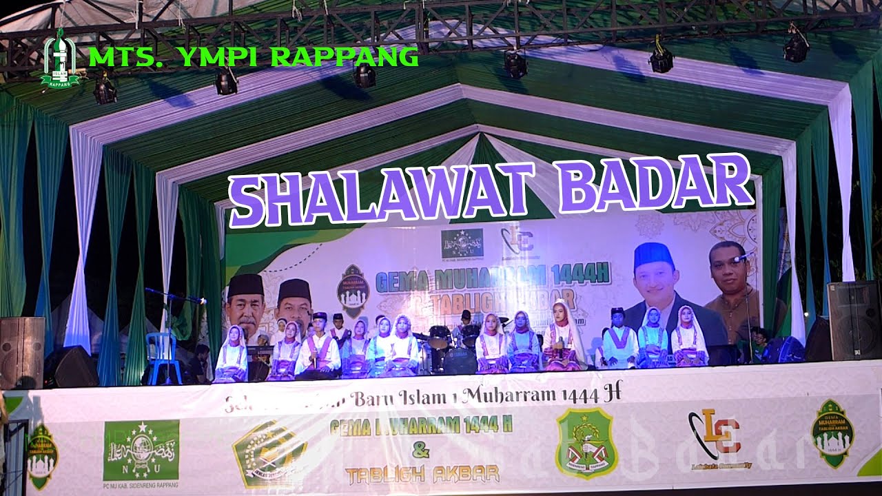 GEMA MUHARRAM 1444 H - SHALAWAT BADAR MTs.  YMPI RAPPANG @ympichannel8831
