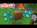 MINECRAFT BUT EVERY DROP IS RANDOM & MULTIPLIED..