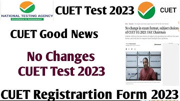 CUET 2023 Admission form! CUET 2023 Registrartion form ! CUET application form  2023 How to fill.