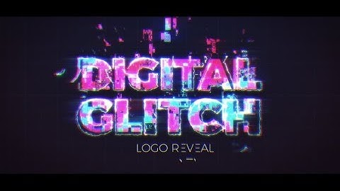 DIGITAL GLITCH LOGO REVEAL ► [ AFTER EFFECTS TEMPLATES ]