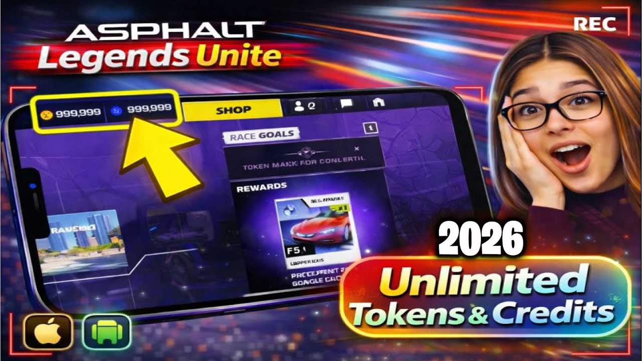Asphalt Legends Unite Free Tokens & Credits Hack iOS & Android (2026)