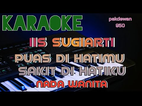 Puas Dihatimu Sakit Dihatiku || Iis Sugiarti || Karaoke || Cover