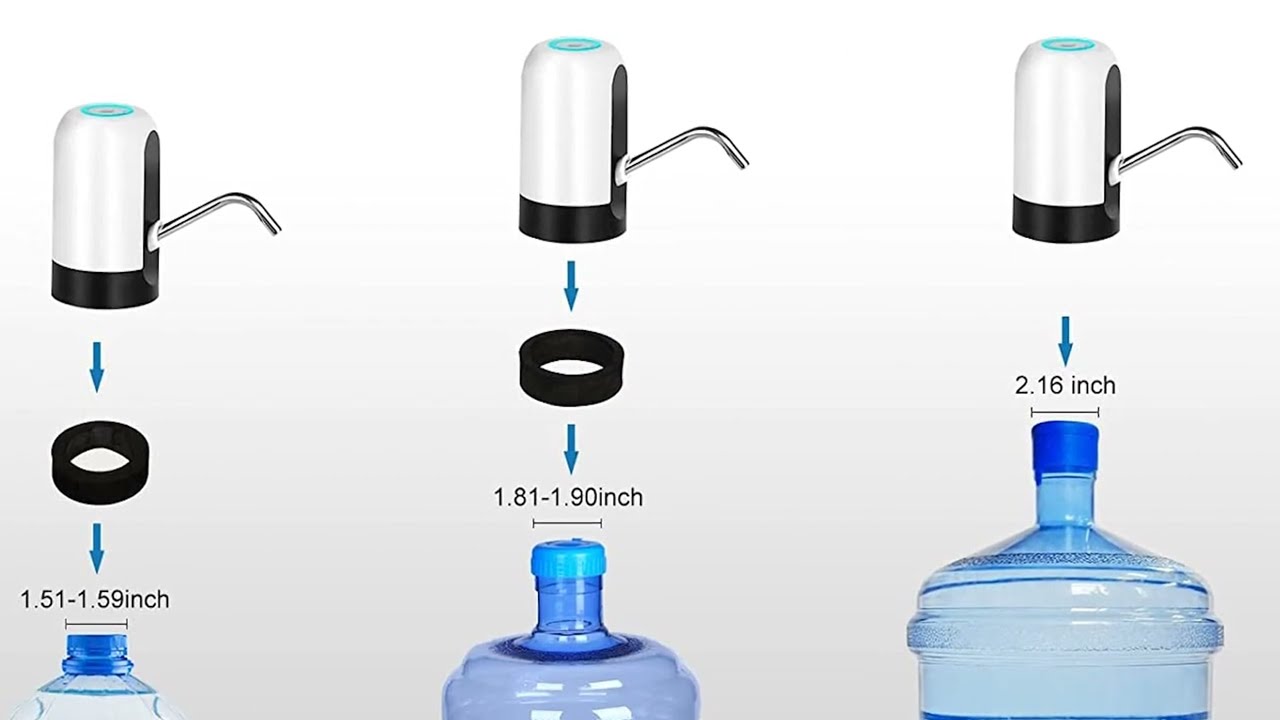 🥇El Mejor DISPENSADOR de AGUA Eléctrico para Garrafas RECARGABLE, compra en AMAZON (CALIDAD-PRECIO)