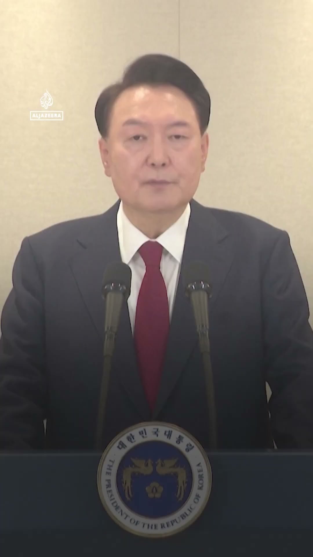 South Korea’s Yoon vows to ‘fight to the end’ over martial law fallout | AJ #shorts