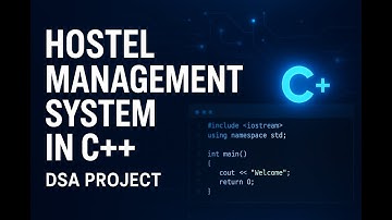 Hostel Management System in C++ | Complete DSA Project Explanation (Linked List,Queue,File Handling)
