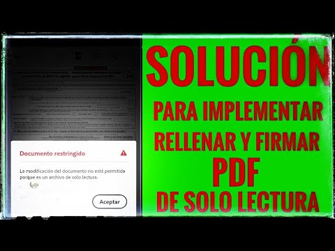 Video: ¿Por qué no funciona Rellenar y firmar en Adobe?