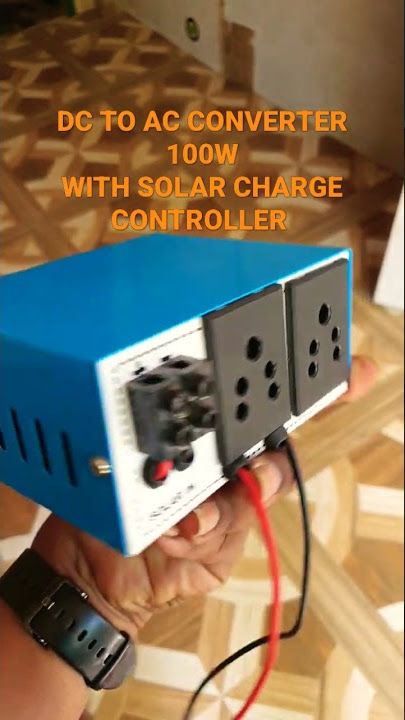 DC TO AC CONVERTER 100W with solar charge controller