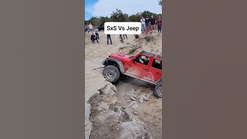 Polaris Rzr Turbo S VS Jeep Wrangler Offroading #SxS #Utv #Rzr #Jeep #Outdoors #Shorts #Offroad #Fun