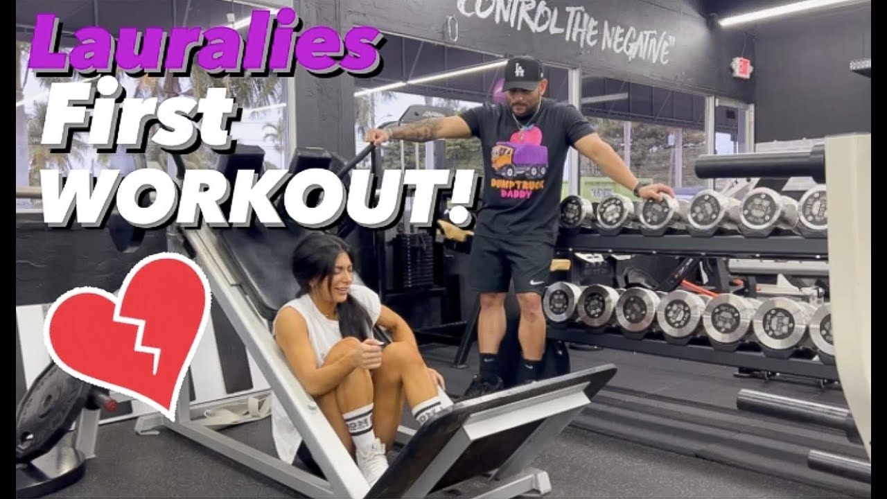 LAURALIE CHAPADOS 1ST WORKOUT! INTENSE LEGS DAY YouTube
