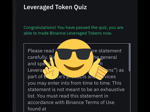   All Answers For Binance Leveraged Token Quiz Pass Now And Start Trade