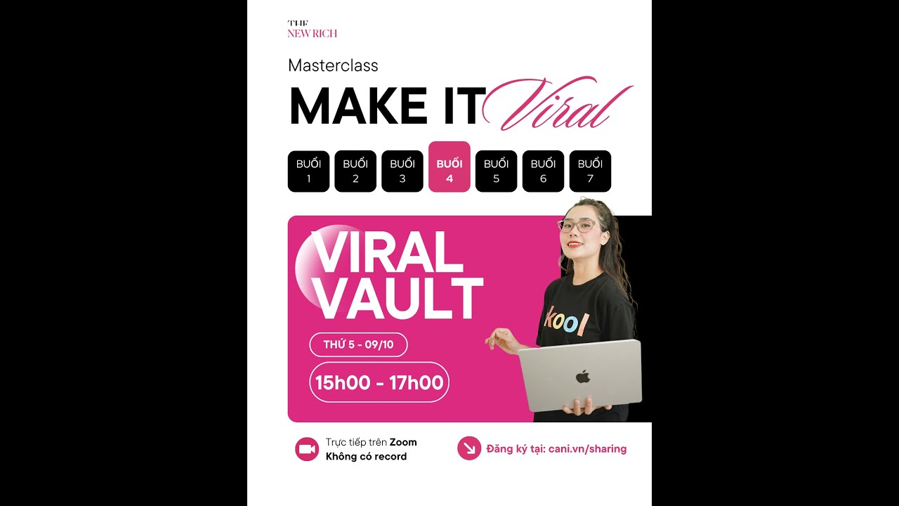 Masterclass MAKE IT VIRAL - skool - thenewrich.vn - Thao Tran -  251009150137