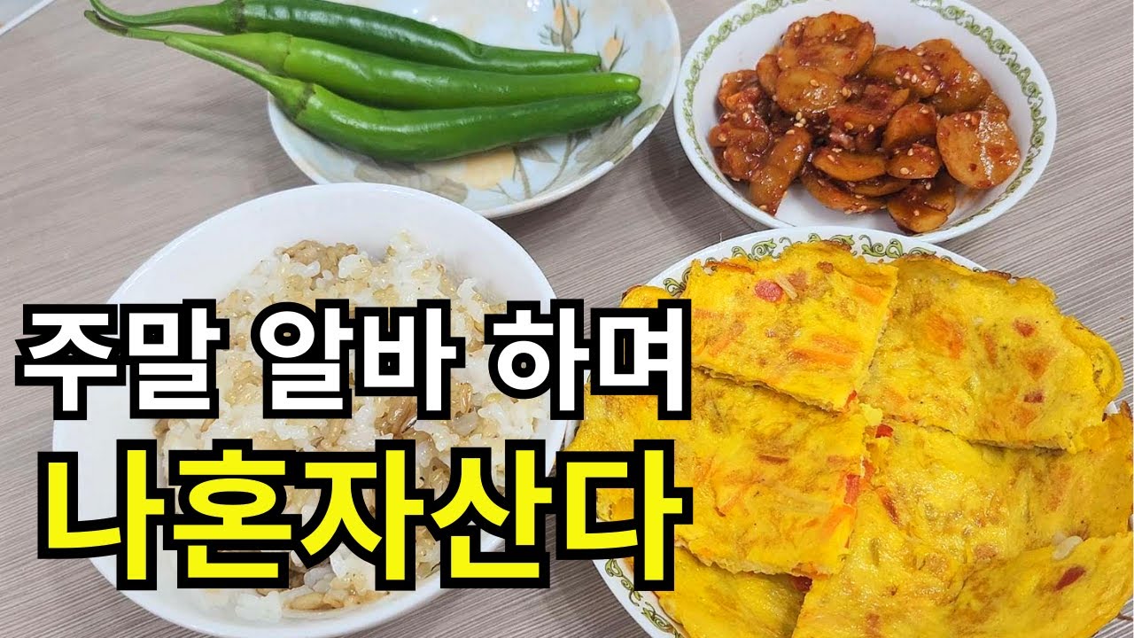 혼자 일하고 혼밥하는 1인가구 집밥 브이로그
