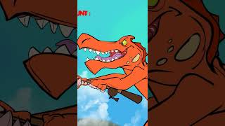 Baryonyx is the king of the river and catching fish