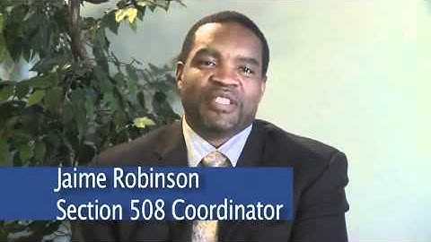 Section 508 Awareness Video