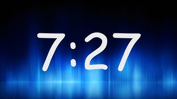 7:27 Minutes Timer / Countdown from 7min 27sec