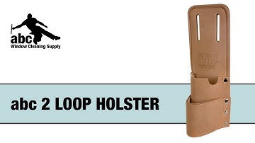 abc - 2 Loop Leather Holster