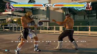 Tekken 7 Steve Fox easy gattling gun tutorial for pad