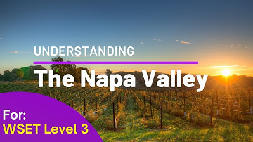 WSET Level 3 Wines - Understanding The Napa Valley