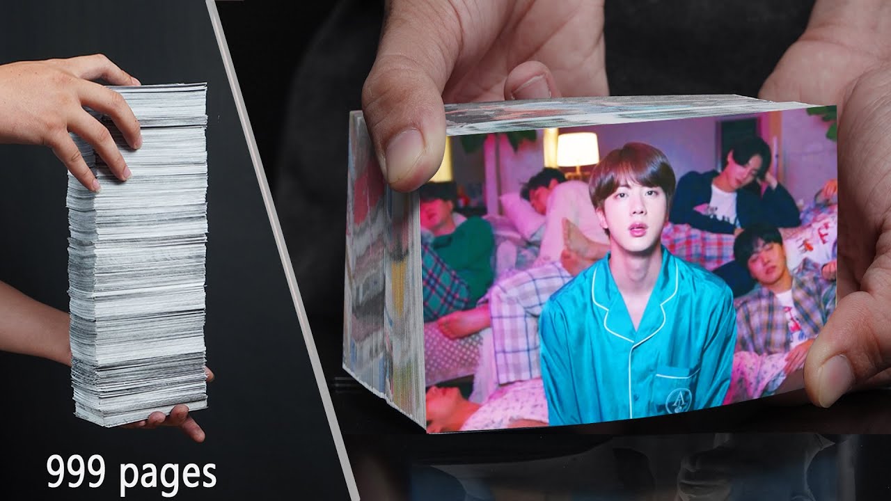 BTS 방탄소년단 Life Goes On - Flipbook 4k I Work On