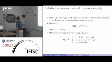 Temporal networks: slowing down diffusion by long lasting interactions