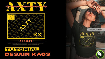 Cara Membuat Desain Kaos Distro Dengan Mudah - Tutorial corelDRAW