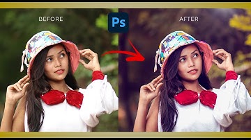 Professional Model Outdoor Photo Retouching and Editing  l Photoshop CC tutorial  [ 2021 ]
