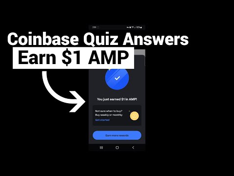 Earn Free $1 AMP Crypto | AMP Coinbase Quiz Answers | MOBILE ONLY