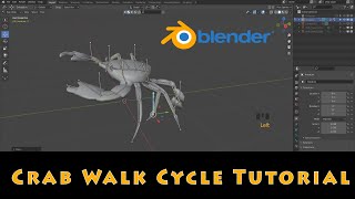 Crab Walk Cycle Animation Tutorial in Blender