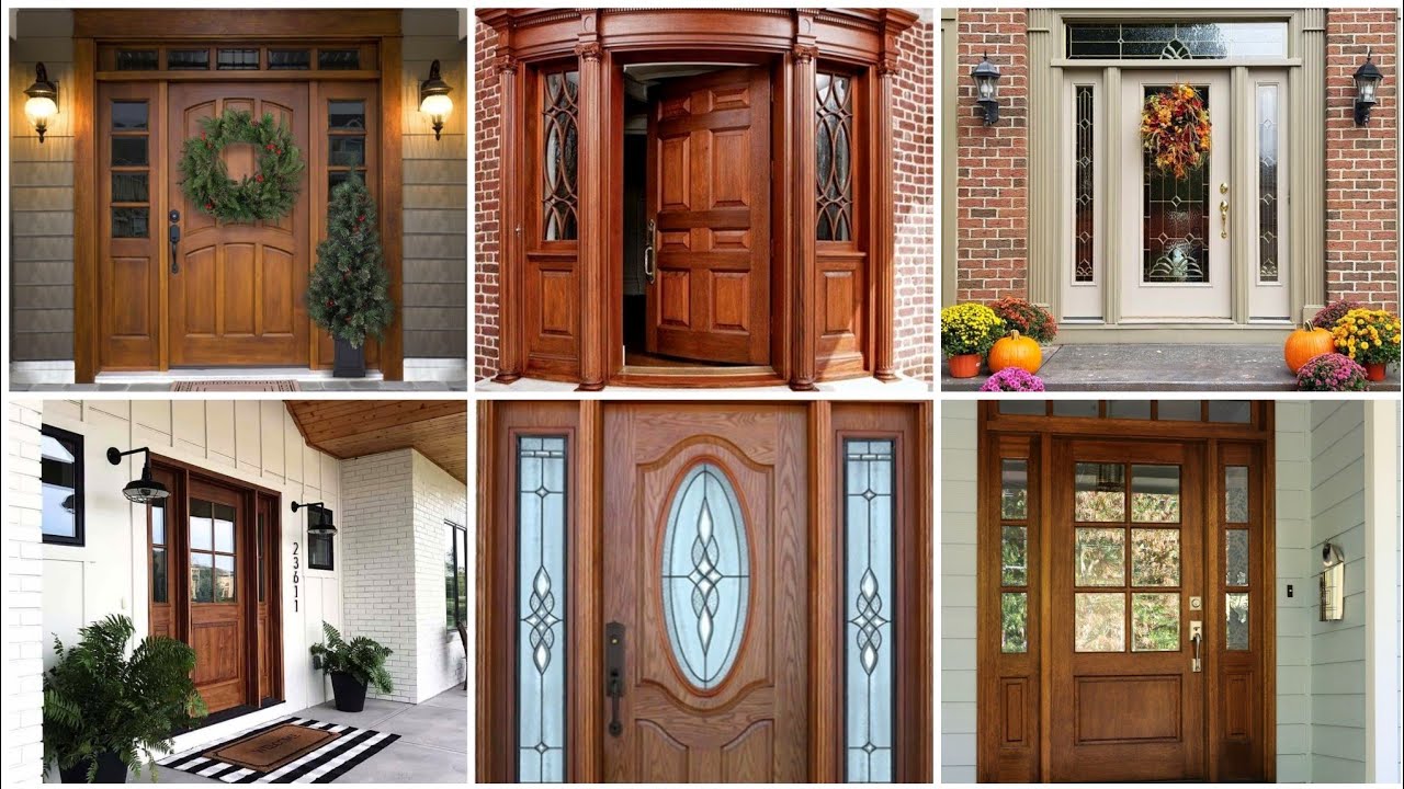 Eye Catching Main Entrance Wooden Door Designs/Modern Wooden Door ...