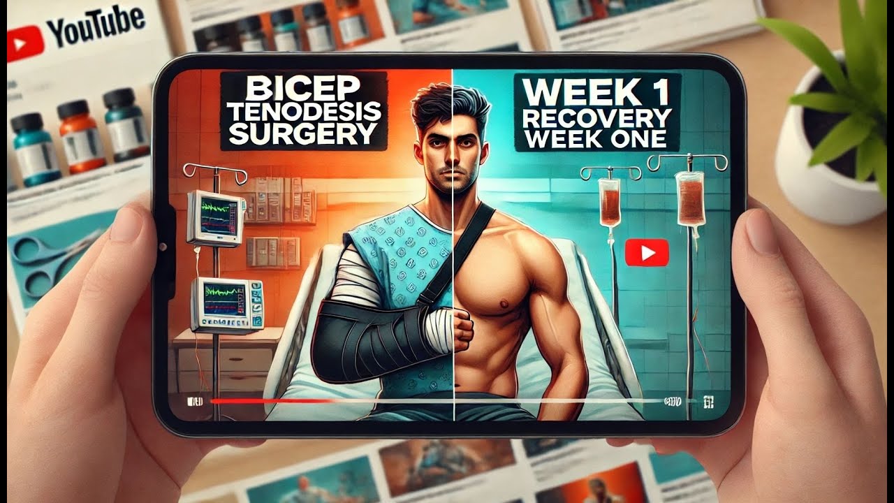 Biceps Tenodesis Surgery Recovery Week One Youtube