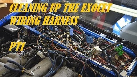 Exocet Wiring Harness Cleanup pt1