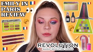 *NEW* REVOLUTION X EMILY IN PARIS COLLECTION REVIEW 🥐🥖🇫🇷 | makeupwithalixkate