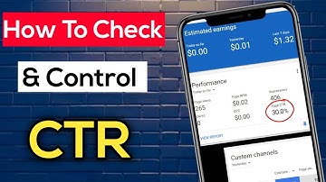 Google AdSense For YouTube 2021 | Control AdSense CTR | check AdSense CTR 2021 | Decrease Ctr 2021