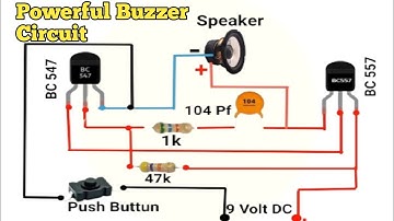 How to Make Buzzer with Speaker//Powerful Buzzer Circuit//