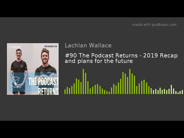 S1E90 · The Podcast Returns: 2019 Recap and plans for the future episode artwork