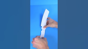 3d printed survival knife vs real