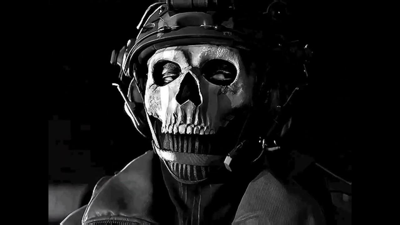 Лицо Ghost из Call of Duty
