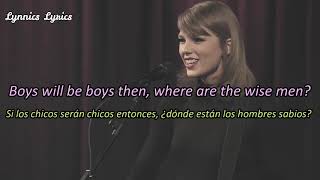 TAYLOR SWIFT - MISS AMERICANA & THE HEARTBREAK PRINCE ( LYRICS/ LETRA TRADUCIDA AL ESPAÑOL)