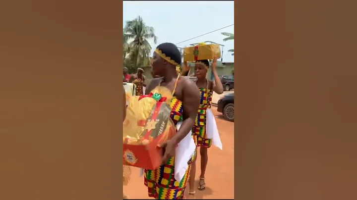 When it comes to bride and bridegroom gifts Ghanians don't disappoint at all 🇬🇭😃