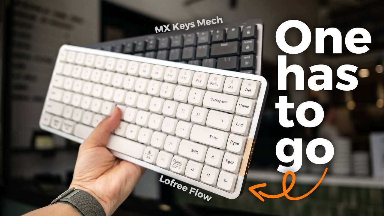 Outline Video Lofree Flow vs MX Keys Mechanical keyboard - SOLD one