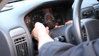 HOW TO: Change Instrument Cluster Lights - 2004 WJ Cherokee (dash console bulbs) 99-04 - YouTube