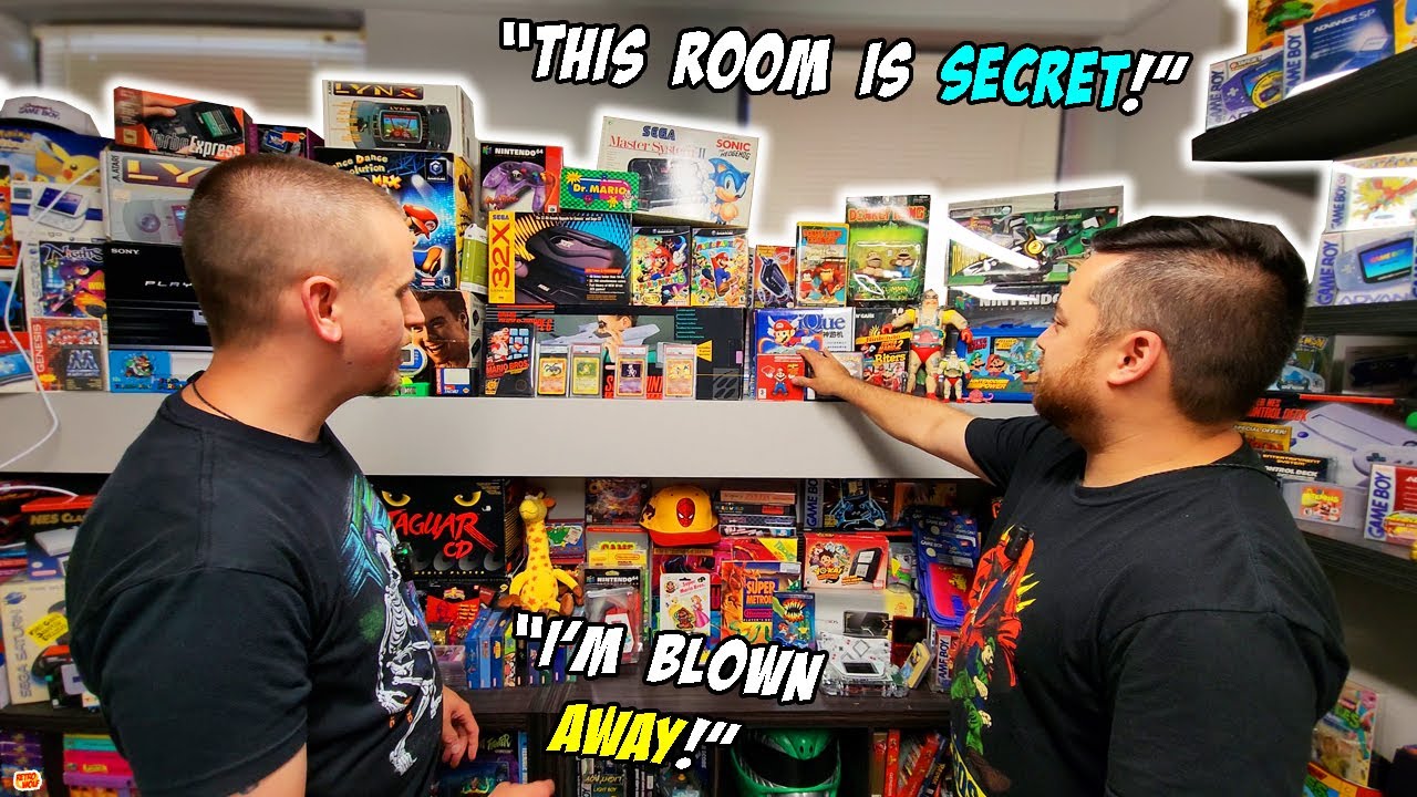 SECRET Room at Retro Rick's Game Point is Retro HEAVEN! - YouTube