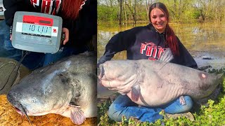 Teen Catches RecordBreaking 101Pound Blue Catfish