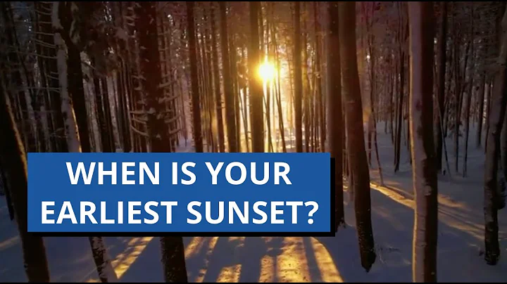 Why Isn't Your Earliest Sunset On The Shortest Day?