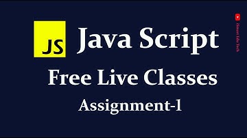 Javascript Problem Statement||Assignment-1