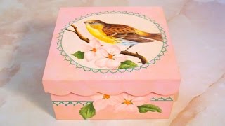 Flor pintada con acrílicos, Pintura decorativa - Paso a paso